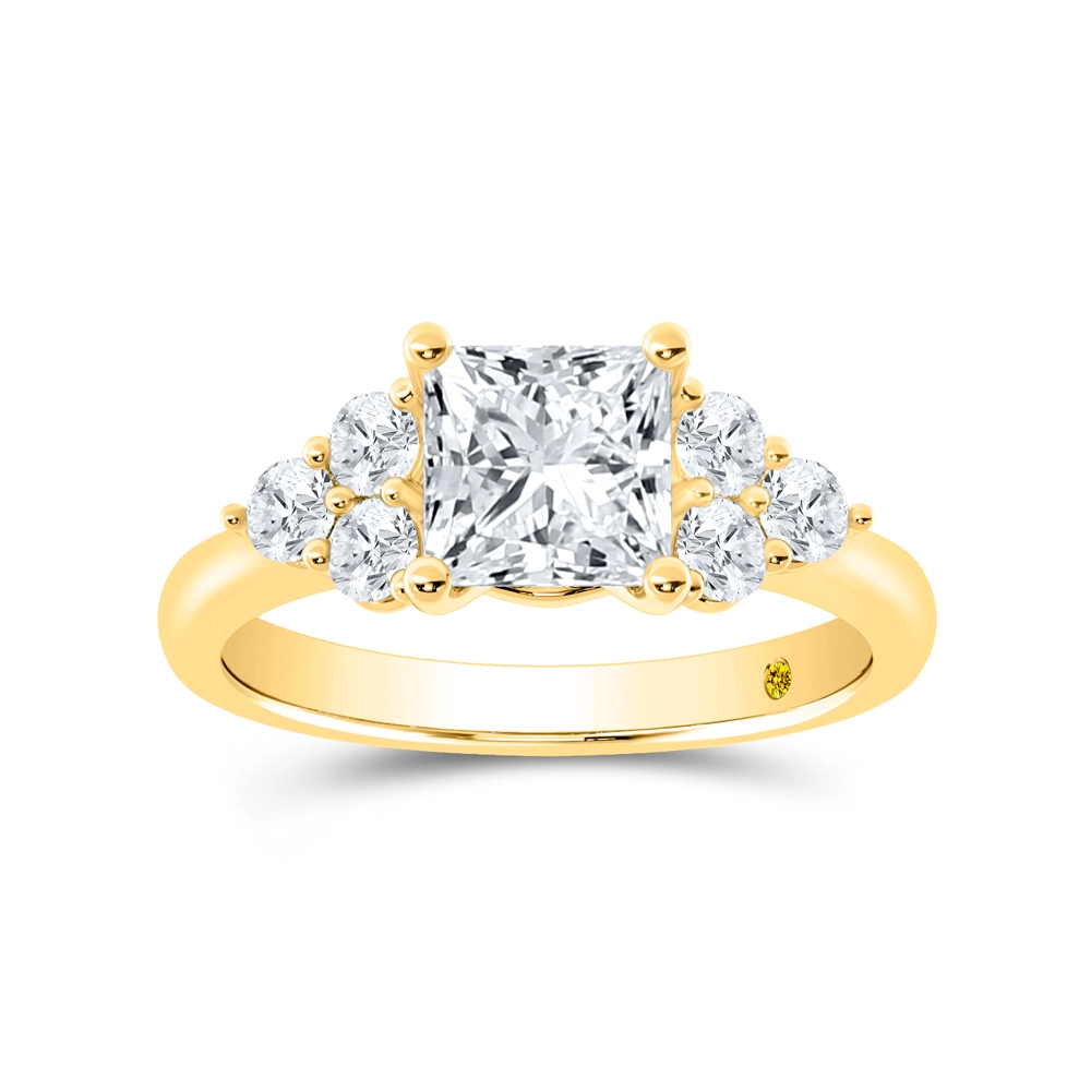 Triangle Shaped Lab Created Diamond Engagement Ring | Karly