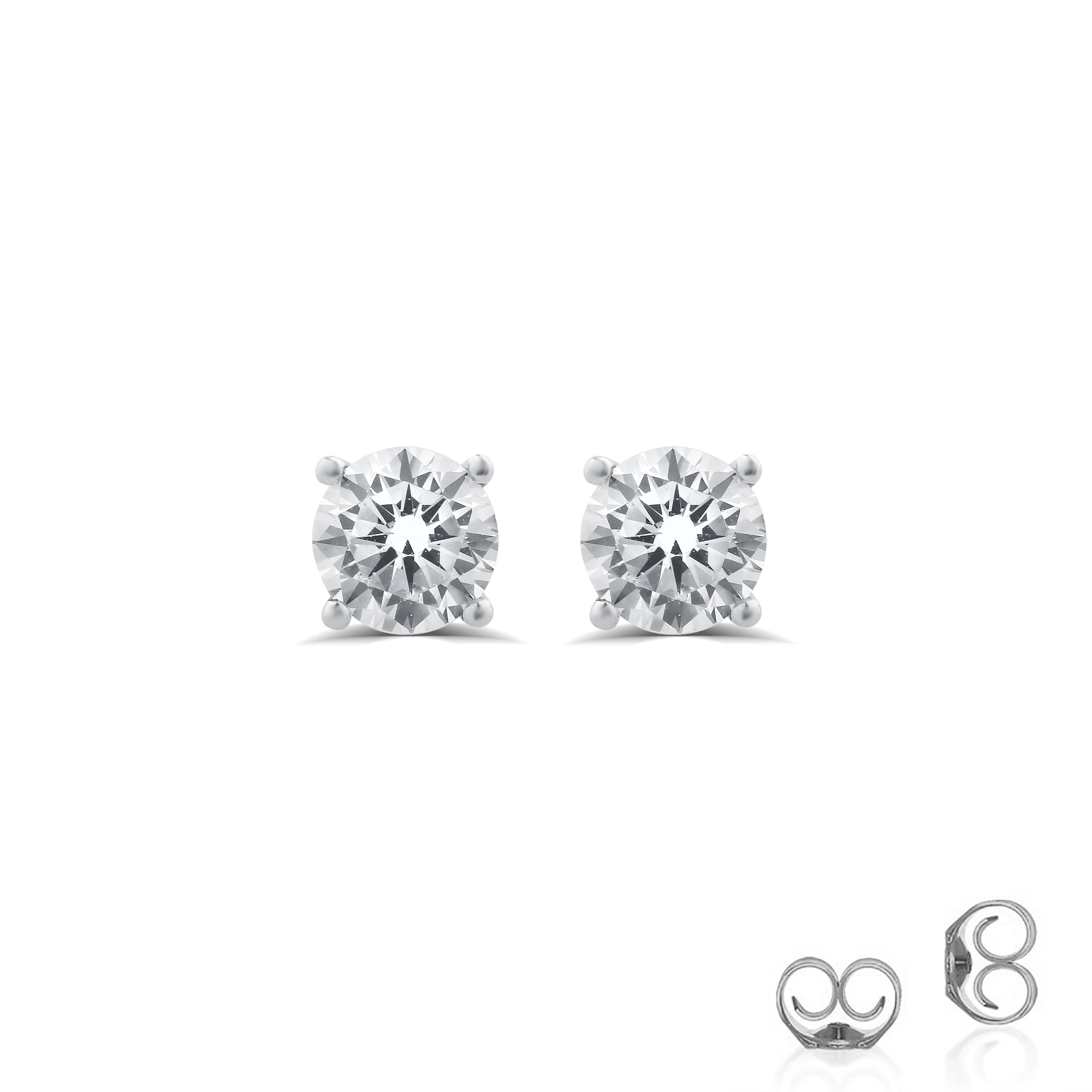 Certified Lab Grown 4 Prong Diamond Stud Earrings (1/4 – 3 ct. tw.) | Moira