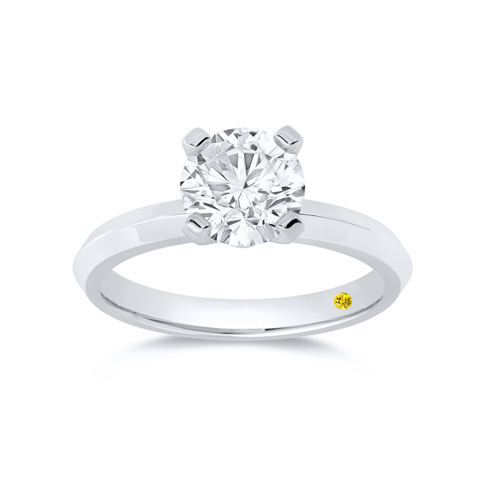 Lab Grown Classic Solitiare Diamond Engagement Ring | Elaine