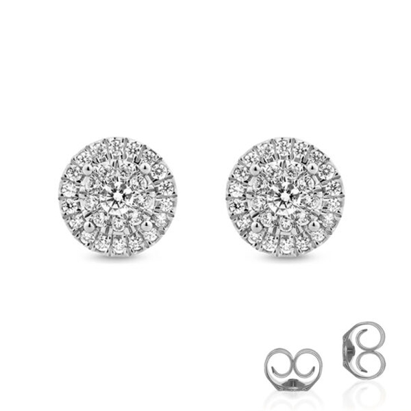 Lab Created Diamond Cluster Earring (1 - 2 ct. tw.) | Niege