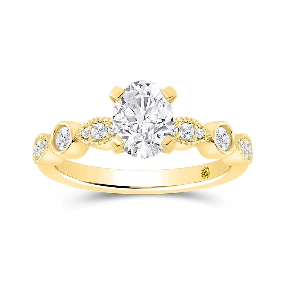 Vintage Inspired Lab Created Diamond Engagement Ring (3/4 - 2 ct. tw.) | Dream