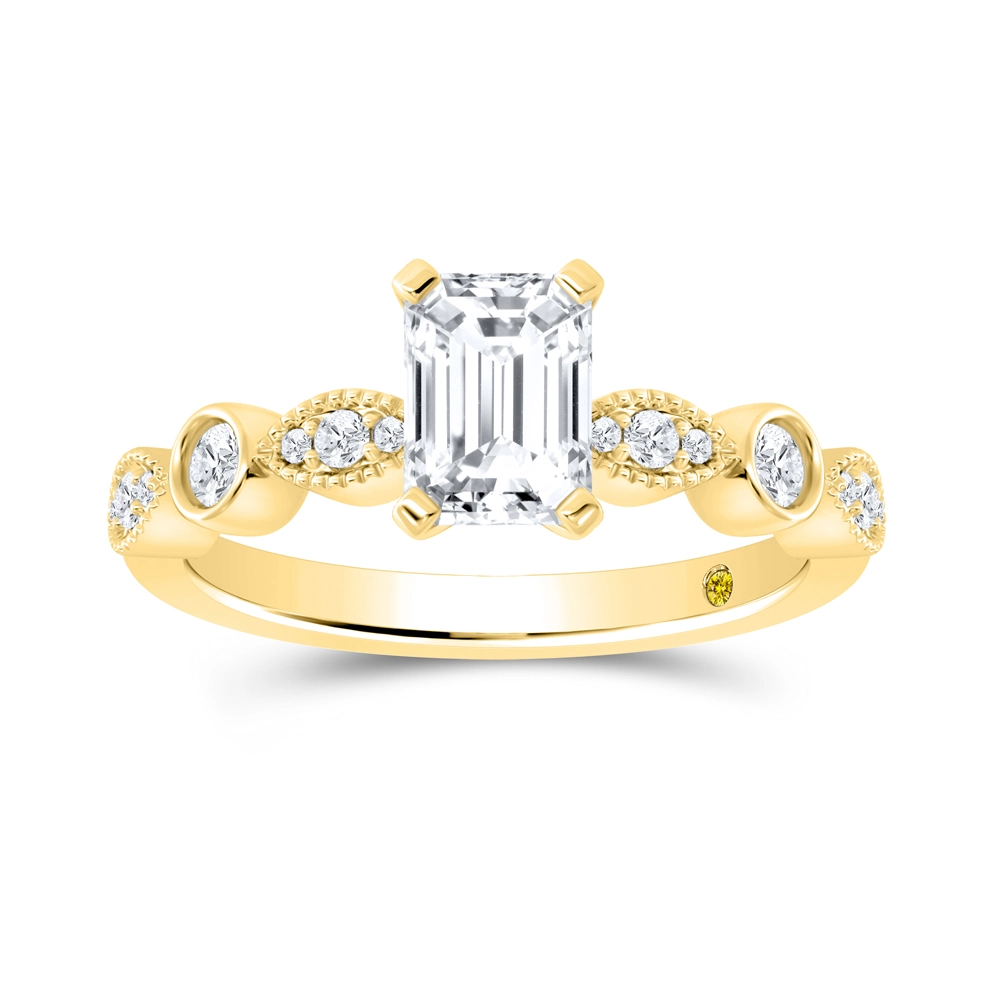 Vintage Inspired Lab Created Diamond Engagement Ring (3/4 - 2 ct. tw.) | Dream